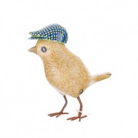 Garden Bird with Blue Cap